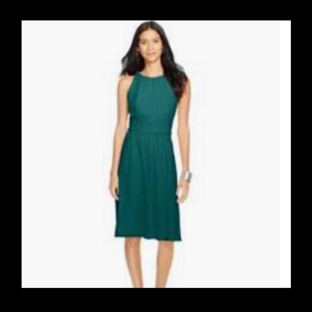 Ralph Lauren Runched sleeveless dress knee length - Picture 10 of 10